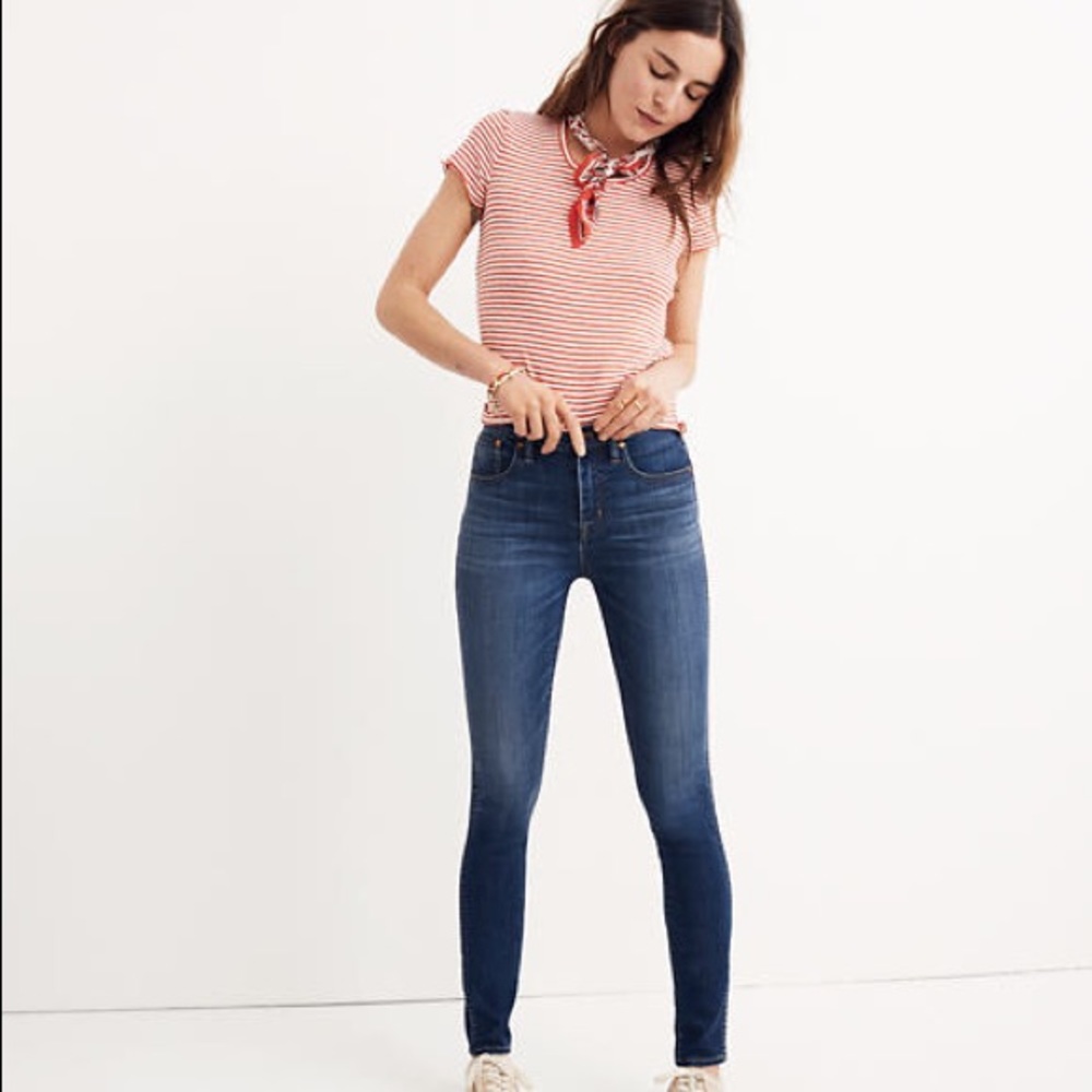 Madewell 10-inch High Rise Skinny Jeans